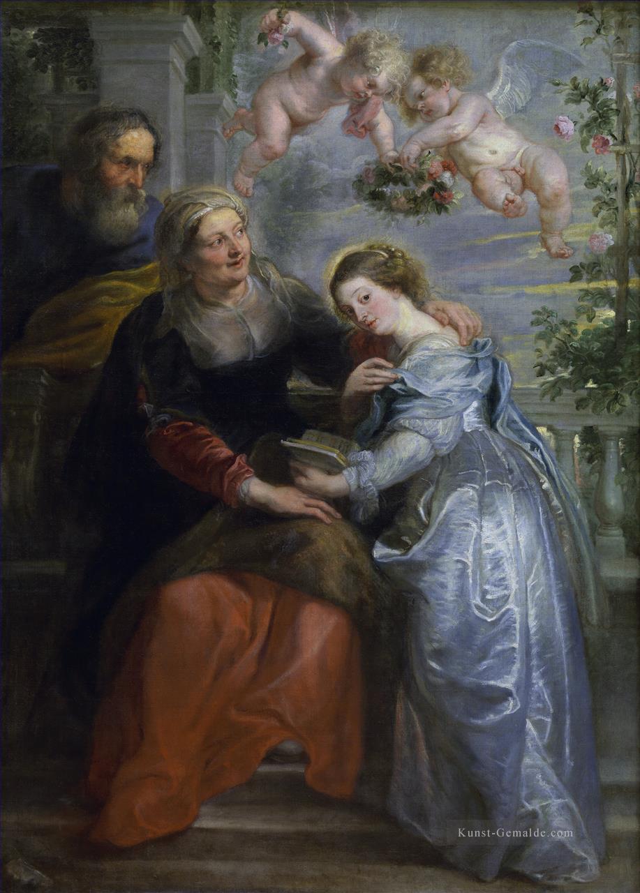die Ausbildung der Virgin Barock Peter Paul Rubens Ölgemälde